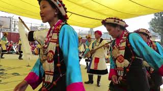 People celebrating the Sonam Losar festival, Nepal