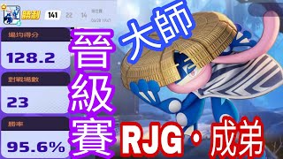 新賽季第一天23場胜率95%上大師！ 寶可夢大集結：RJG・成弟甲賀忍蛙22殺/大師晉級賽最終場實況影片！pokemon unite Greninja ポケモンユナイト ゲッコウガ