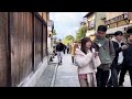 冬の京都 外国人観光客で賑わう東山を歩く walking around higashiyama kyoto 【4k】2025年1月17日