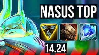 NASUS vs SETT (TOP) | 8 solo kills, 700+ games, Dominating | KR Master | 14.24