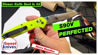 Sharpening a Viewer’s Custom S90V Benchmade 940!