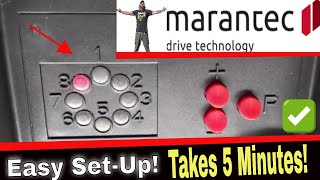 Marantec 4500e Programming the Up/Down Travel Limits and Force Control