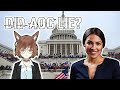 Was AOC at the Capitol Building?