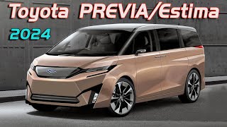 丰田全新普瑞维亚！换装新平台，变纯电动中型MPV | Toyota PREVIA/Estima  2024