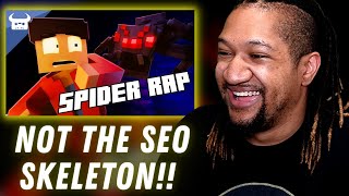 Reaction to MINECRAFT SPIDER RAP | "Bull Is The Spider" | Dan Bull Animated Music Video