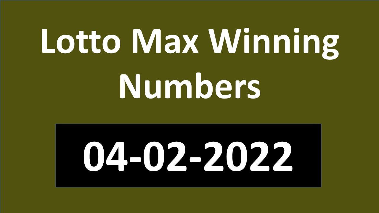 Lotto Max Prediction Numbers 04-02-2022 | Lotto Max Lucky Numbers ...