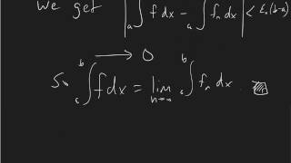 Integration Differentiation and uniform convergence