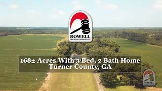 10.19.2021 Estate Auction | 168 ± Acres \u0026 Home | Southern Turner Co.