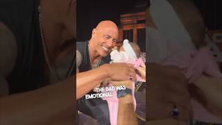 The Rock didn’t expect this to happen ❤️