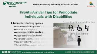 Making Your Facility Welcoming, Accessible \u0026 Inclusive  - An ADA Introduction!