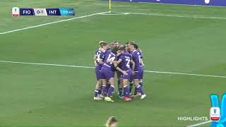 Fiorentina-Inter 5-3 d.c.r. | Le viola volano in semifinale | #CoppaItaliaFemminile Frecciarossa
