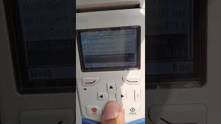 How to change the setpoint at ACQ580 ABB drive