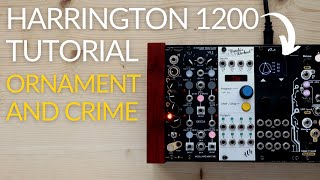 Harrington 1200 Ornament and Crime full tutorial. How hipsters play chords