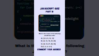 JavaScript Quiz Part 18 Comment Your Answer 😄