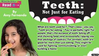 Oxford Discover 5   Unit 4   Read along   Teeth  Not Just for Eating