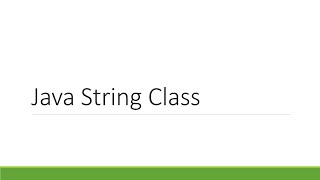 ICSE Grade 10 Java String Method Part 2