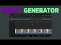 Blackmagic Proxy Generator DaVinci Resolve 18 Tutorial