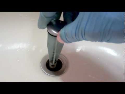 Replacing a broken pop-up drain assembly Replacing a broken pop-up drain assembly