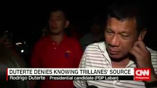 Duterte denies knowing Trillanes' source