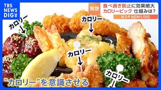 食べすぎを自制する“カロリーピック”に賛否！「ダイエットにいい」「罪悪感が…」｜TBS NEWS DIG