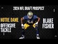 Notre Dame RT Blake Fisher could be a steal in the NFL Draft