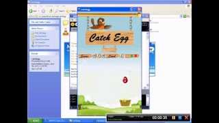 Game of Catching egg using Processing