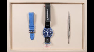 How To Change Watch Strap on Omega X Swatch MoonSwatch | Wristbuddys "How-to" Guides