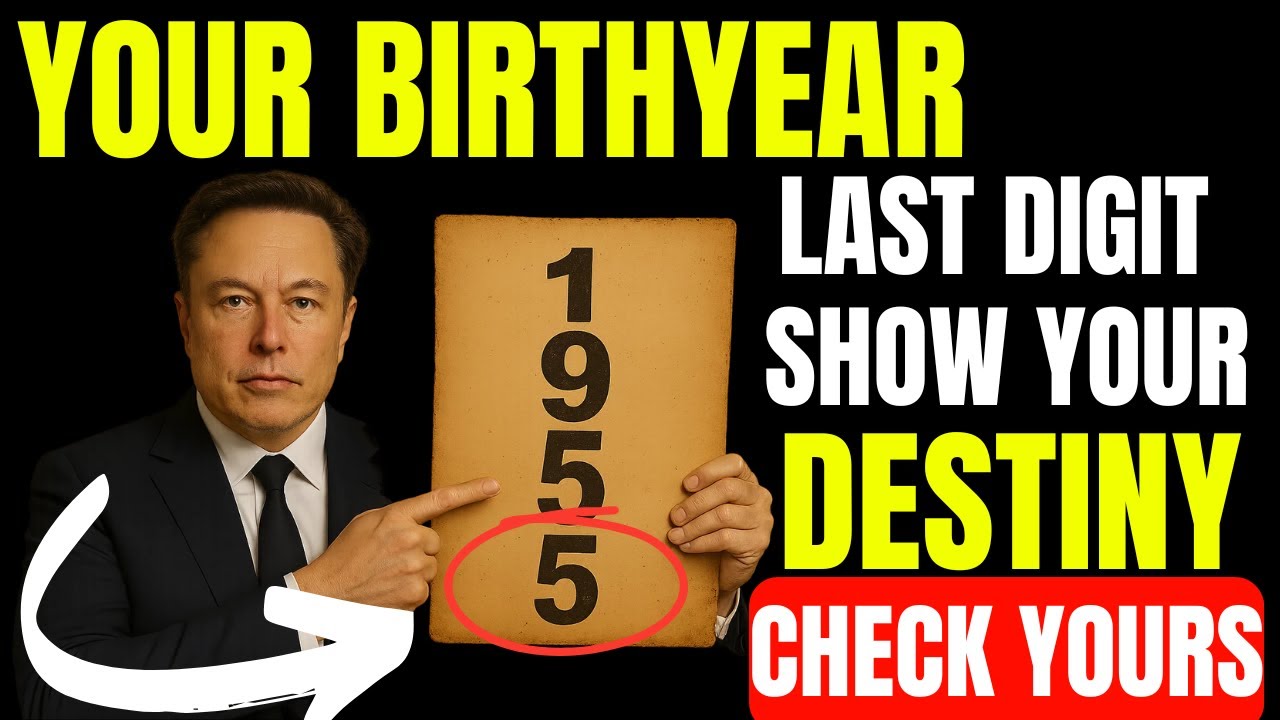 What The Last Digit Of Your Birth Year Means Will Shock You Elon Musk