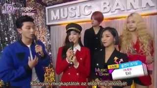 140718 f(x) - Music Bank Waiting Room [hungarian sub]