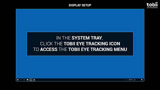 How to install the eye tracker for the Tobii Pro Attention Panel