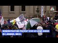 michigan protesters demonstrate against stay at home order nbc news now