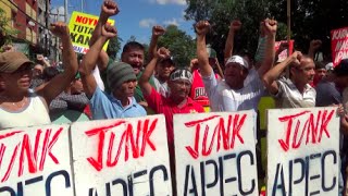 Youth protesters defend education, SMEs vs Apec