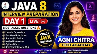 🔴 Java 8 Interview Preparation Day 1 🔥 | Most Asked Java 8 Interview Questions 🔥
