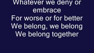We Belong- Pat Benatar (Official Lyrics)
