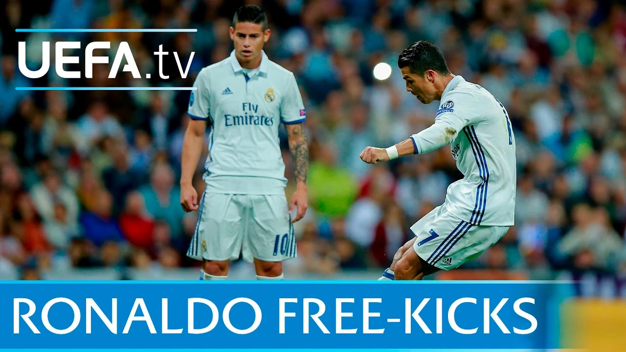 Cristiano Ronaldo: 5 Great Free-kicks - YouTube