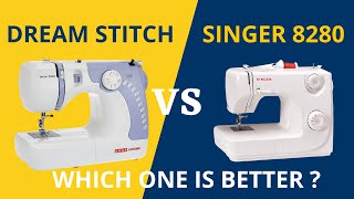 Usha Dream Stitch and Singer 8280 Comparison Review in India in 2023 | Stitching Mall