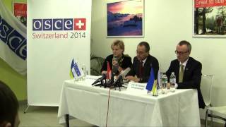 Press Conference by OSCE Personal Envoy on Ukraine