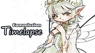 〚Timelapse〛Teacup Fairy〚Commission〛