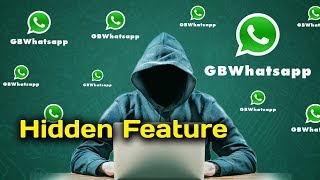 GB whatsapp Hidden feature || Hide Contact || In Telugu 2019