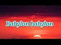 Patoranking - BABYLON - ft. Victony ( Lyrics Video)