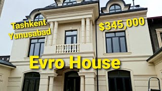 Yangi Evro uy sotiladi Toshkent Yunusobod Zenit 4 sotok 7 xona Eurohouse for sale Very strong house