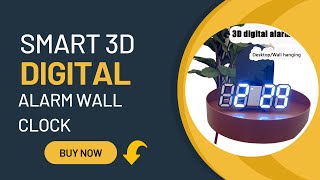 Smart 3D Digital Alarm Clock: Unbelievable Features Revealed!