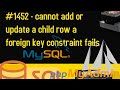 #1452 - cannot add or update a child row a foreign key constraint fails