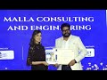 Malla Consulting and Engineering Wins Business Excellency Award at Excellency Iconic Awards 2024