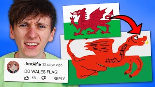 Drawing Flags from Memory 3 (Youtube Comment Edition)