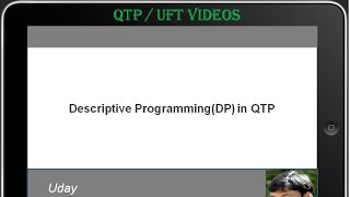 [QTP / UFT Videos] : Descriptive Programming in QTP