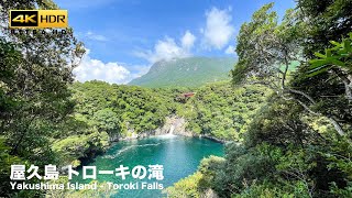 トローキの滝 屋久島（日本に二つしかないとされる海に直接落ちる滝）