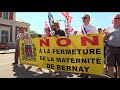 forte mobilisation pour défendre la maternité de bernay