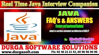 Java Interview Companion||Java || what is service oriented architecture(SOA)?