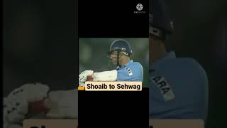 Shoaib Akhtar vs Virender Sehwag, Pak VS Ind cricket match